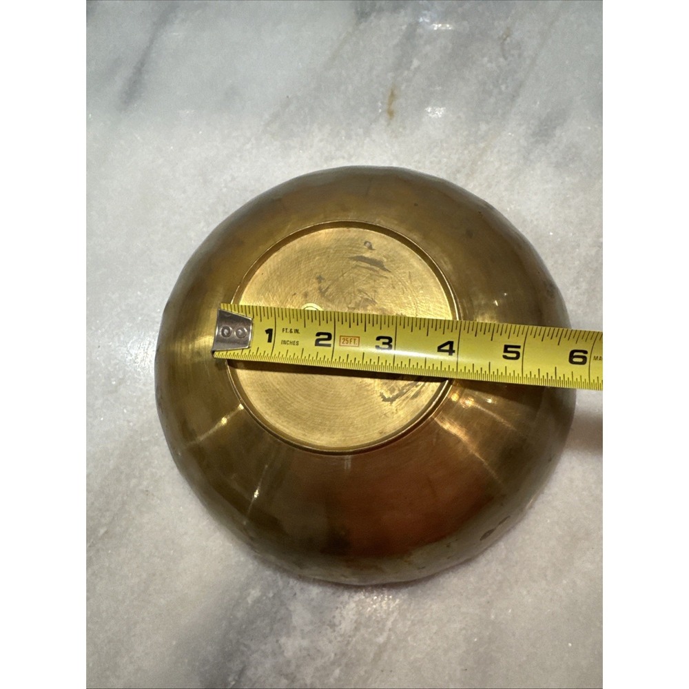 Andrea By Sadek Solid Brass Bowl OLA0052 - Picture 11 of 13